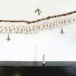 Sustainable Advent Calendar - 24 Hand-stamped Fabric Bags Reusable Cotton To Fill Eco-Friendly & Handmade - thumbnail 2