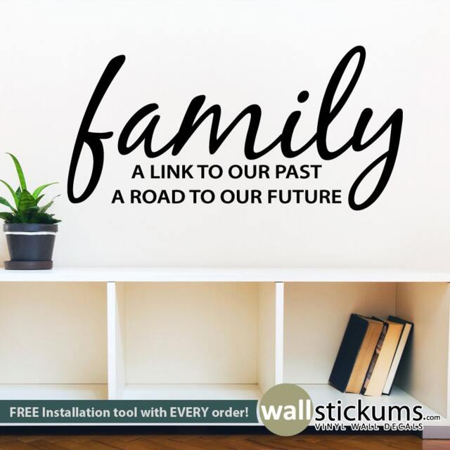 Family Quote Vinyl Wall Decal, Living Room Decor - image 1