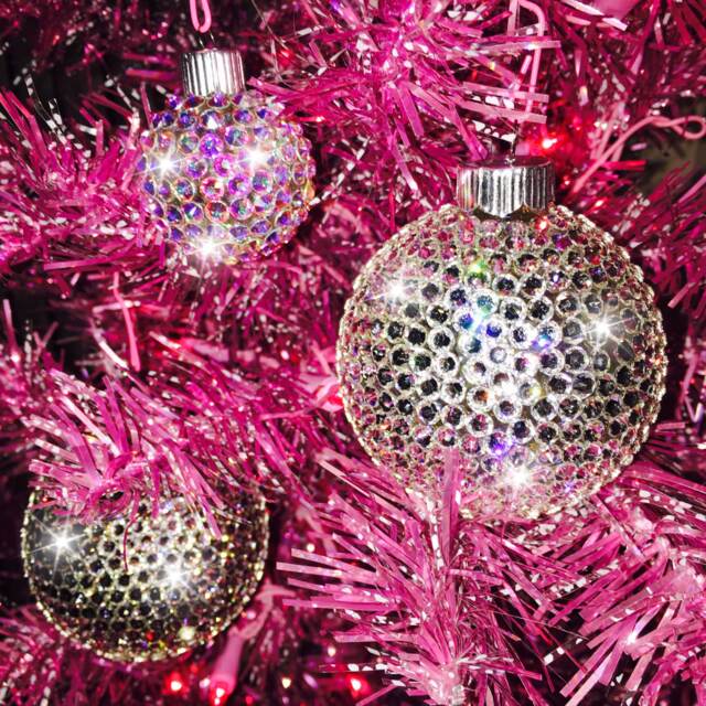 Luxe Handmade Crystal Christmas Ornament Sparkly Disco Ball Made With Swarovski Crystals - image 1
