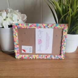 Colourful Clay Fruit Slices Photo Frame 4 X 6 Inches - thumbnail 2