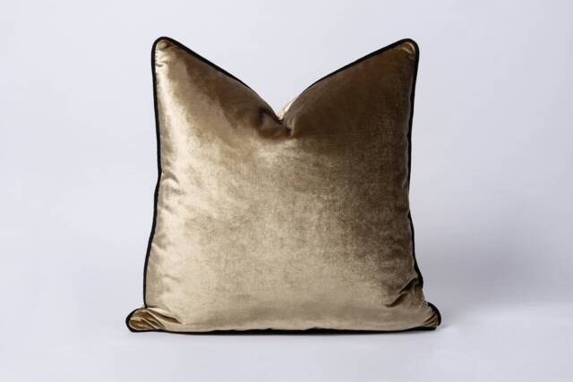 Luxury Bronze Velvet Pillow Cover Decorative Cushion, Throw Covers - image 1