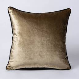 Luxury Bronze Velvet Pillow Cover Decorative Cushion, Throw Covers - thumbnail 2