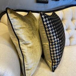 Luxury Bronze Velvet Pillow Cover Decorative Cushion, Throw Covers - thumbnail 4