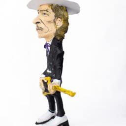 Bob Dylan Paper Mache Figure - thumbnail 2