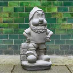 Garden Gnome Football Player Statue Cement Sports Figurine Funny Soccer Yard Sculpture Handcrafted Lawn Ornament Football Lover Gift - thumbnail 2