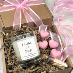 Mother Of Bride Candle Gift Set, Personalised Wedding Favor - thumbnail 2
