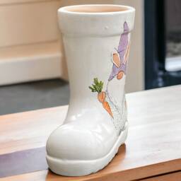 Gonk Plant Pot, Gnome Planter, Wellington Boot, Wellie Mini Pots, Gifts, Gift For Mum, Unique Gonks - thumbnail 3