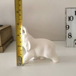 Ceramic Elephant, Unfinished Ready To Paint, Bisque, U-Paint, Dyi Project, Gift For Kids, Figurine, Easter Gifts - thumbnail 4