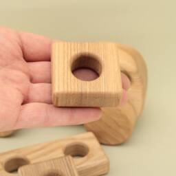 Wooden Mini Car Constructor Handmade Montessori Toy - thumbnail 4