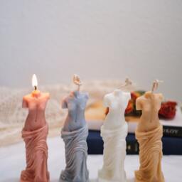 Venus Candle, Goddess Candle, Female Body De Milo Statue Candle - thumbnail 2
