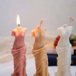 Venus Candle, Goddess Candle, Female Body De Milo Statue Candle - thumbnail 3