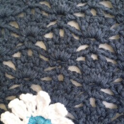 Hand Crocheted Square Cushion - 1 in Stock Decorative Pillows - Floor - thumbnail 4