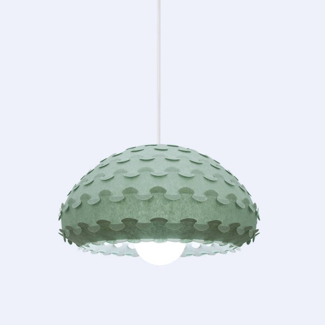 Green Paper Pendant Light - Kasa G - image 1