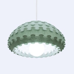 Green Paper Pendant Light - Kasa G - thumbnail 3