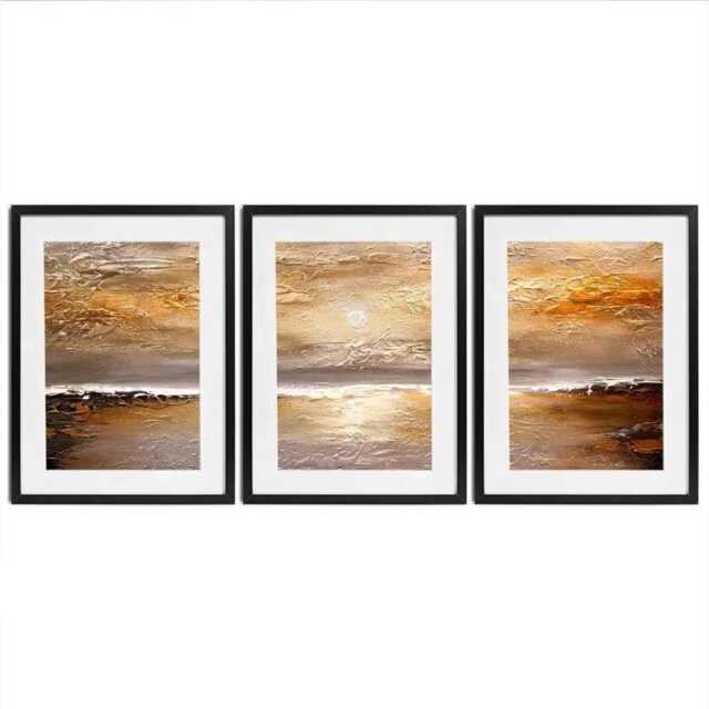 Sunset Framed Art Print Trio - image 1