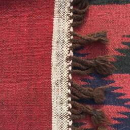 Afghan Kilim Runner Rug, Hand-Knotted Geometric Flatweave - 478 cm X 151 cm - thumbnail 4