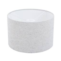 Gorgeous Recycled Grey Lampshade Handmade in UK Blue Dots Grey Fabric Retro Shade Bedroom Light - thumbnail 1