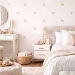 Diamond Vinyl Wall Decals Geometric Nursery Art - Set Of 30 - thumbnail 2
