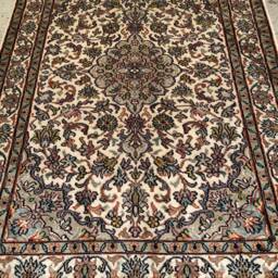 Size 2x3 Feet. Handmade Kashmiri Silk Carpet - thumbnail 2
