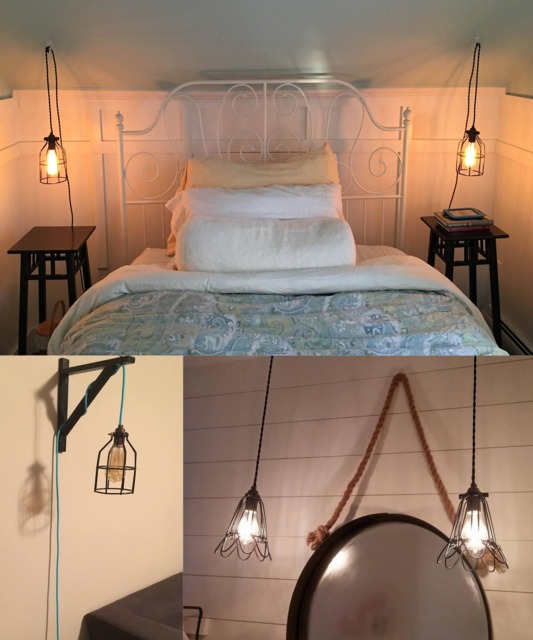 Plug in Lamp Cage Pendant Light - Design Your Own Any Custom Lengths & Colors - image 1