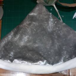 Crushed Velvet Xmas Tree Skirt - thumbnail 3