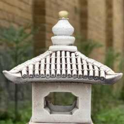 Concrete Pagoda Lantern Stone Zen Statue Asian Garden Figurine Japanese Decor Cement Oriental Lamp Outdoor Yard Ornament Lamp Lover Gift - thumbnail 4
