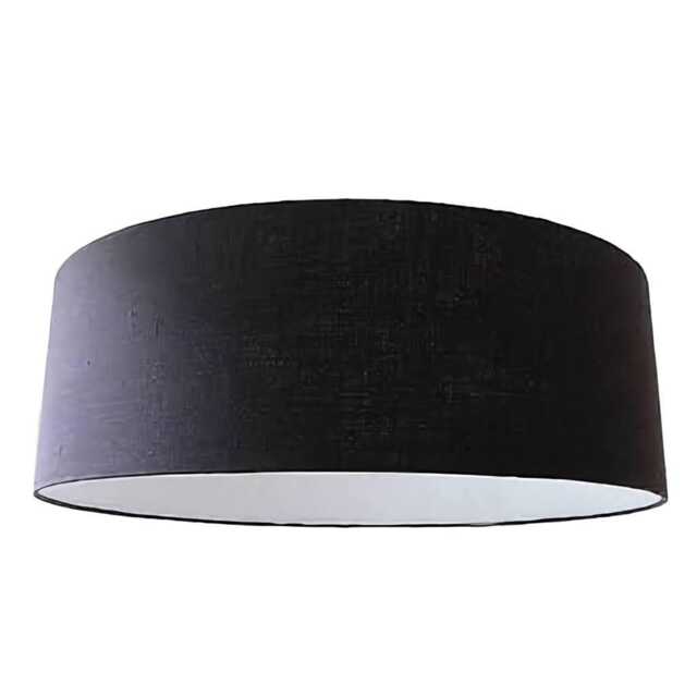 Dark Brown Lampshade Mona ??45cm Linen Lamp Dark - image 1