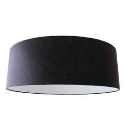 Dark Brown Lampshade Mona ??45cm Linen Lamp Dark - thumbnail 1