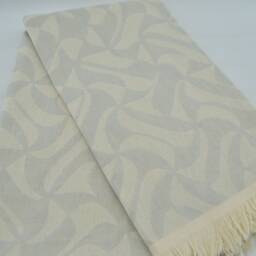 "Desing Towel, Bath Towel, Light Gray Aztec Towel, Turkish Towel, 40""x70" - thumbnail 3