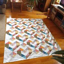 Love Connection Quilt Pattern PDF - Romantic Heart Throw Size 51 X 66 Valentine Patchwork Instant Download - thumbnail 3