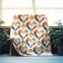 Love Connection Quilt Pattern PDF - Romantic Heart Throw Size 51 X 66 Valentine Patchwork Instant Download - thumbnail 4