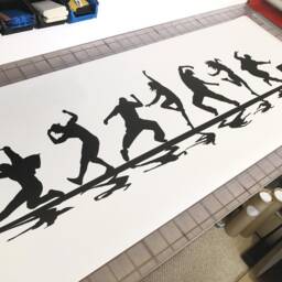 Dance Wall Sticker, Dance Decal, Art, Decor, Street Dance, Dancing Decal - thumbnail 2