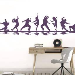 Dance Wall Sticker, Dance Decal, Art, Decor, Street Dance, Dancing Decal - thumbnail 3
