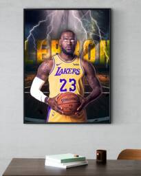 Lebron James Artwork Wall Decoration 2 Variationsc Ultra Hd - thumbnail 1