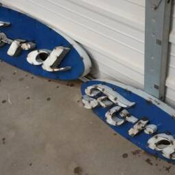 Metal Ford Sign - Oval Gift For Him Wall Decor Garage Custom Man Cave Home Valentine's Day - thumbnail 3