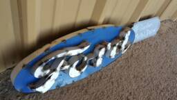 Metal Ford Sign - Oval Gift For Him Wall Decor Garage Custom Man Cave Home Valentine's Day - thumbnail 1