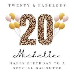 Personalised Daughter 20Th Birthday Candle Gifts Card Mug B - thumbnail 4