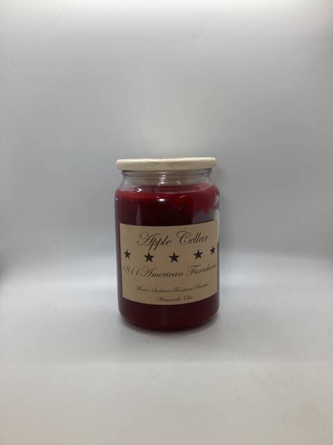 Apple Cellar Highly Scented Candle/Apothecary Jar 26Oz/Paraffin Wax/Farmhouse Candle/Handpoured Candle/Country Primitive Candle/ - image 1