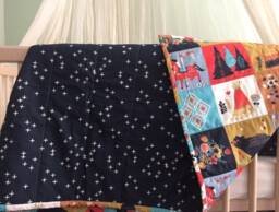 Organic Crib Quilt, Baby Quilted Play Mat, Gots Certified Organic Fabrics, Handmade in Usa, Toddler, Baby Shower, Gender Neutral, Modern, Wholecloth
