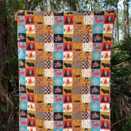 Organic Crib Quilt, Baby Quilted Play Mat, Gots Certified Organic Fabrics, Handmade in Usa, Toddler, Baby Shower, Gender Neutral, Modern, Wholecloth - thumbnail 2