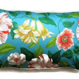 Sanderson Floreanna Cotton Chintz Cushion Cover Tropical Floral Pillow - thumbnail 2