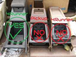1st Gen 4Runner Cup Holder Console Insert - thumbnail 2