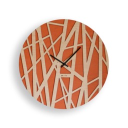 "Wood Wall Clock ""Bamboo"