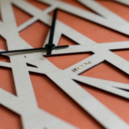 "Wood Wall Clock ""Bamboo" - thumbnail 2