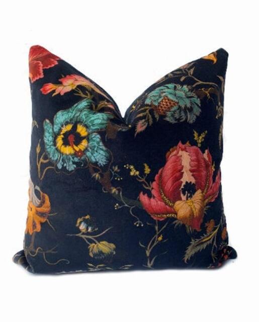 High End Luxury Designer Velvet Floral - image 1