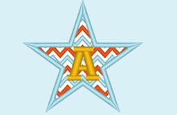 star Chevron Monogram Bx Also All Other - .pes .hus .dst .vp3 .vip .xxx .exp . Jef - Embroidery Appliqu?? Design - thumbnail 1