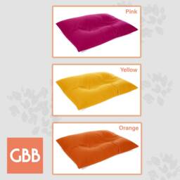 Cotton Slab Bean Bag, Handmade in The Uk, Beans Included, Adult & Kids Sizes Available - thumbnail 4