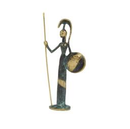 Athena Statue, Greek Goddess Bronze Sculpture, Ancient Mythology Decor, Handmade Figurine, Gift For History Lovers