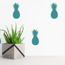 Pineapples - Vinyl Wall Decals Fun Tropical Fruit Stickers Size Options Baby Boys Girl Nursery Kids Teens Room D??cor - thumbnail 2