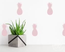 Pineapples - Vinyl Wall Decals Fun Tropical Fruit Stickers Size Options Baby Boys Girl Nursery Kids Teens Room D??cor - thumbnail 1